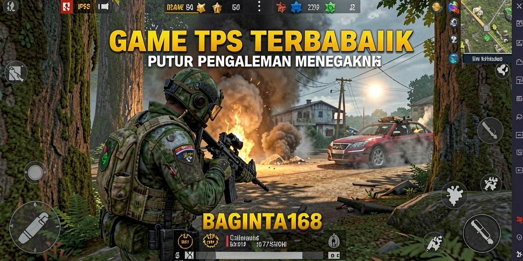 Tangkapan layar gameplay mendebarkan dari BAGINTA168.