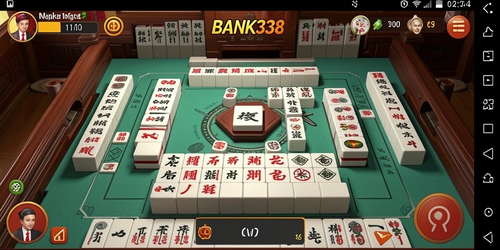 Tampilan gameplay Mahjong yang seru dan menantang di BANK338.