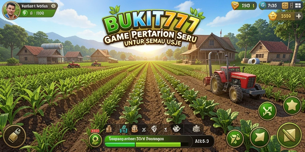 Tampilan menawan dari gameplay pertanian BUKIT777.