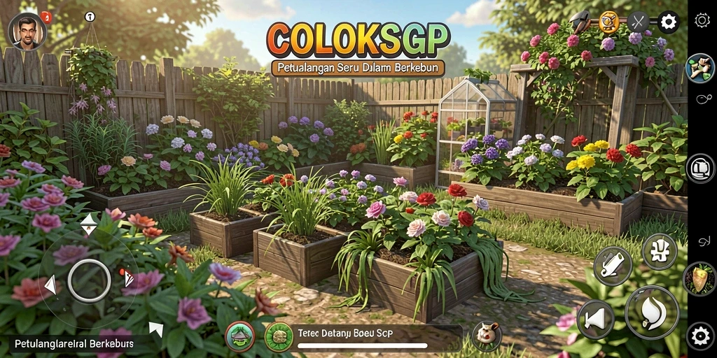 Tampilan gameplay COLOKSGP yang menarik dengan pertanian yang subur.