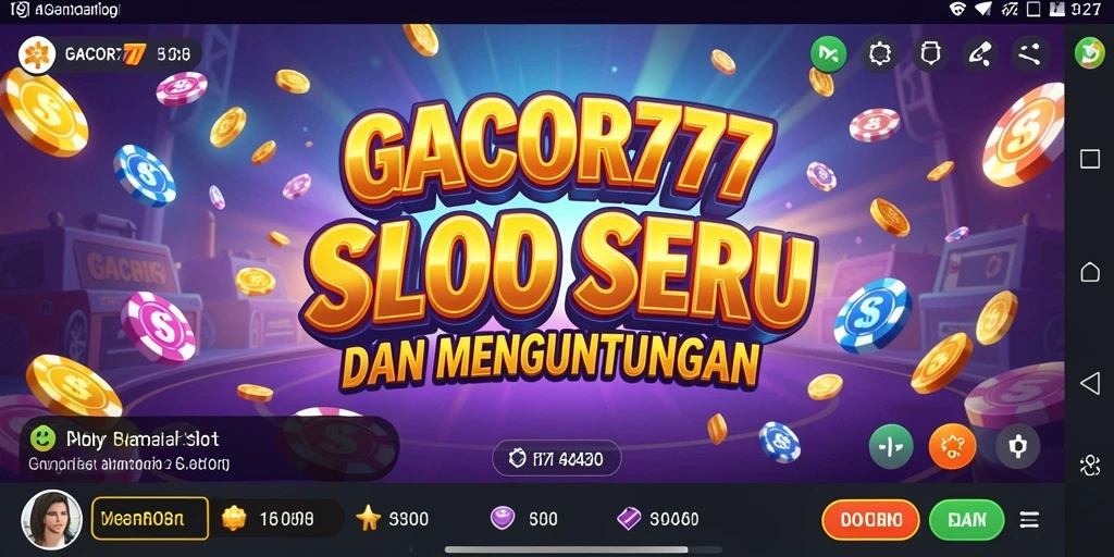 Gameplay seru GACOR777 dengan berbagai tema slot yang menarik.