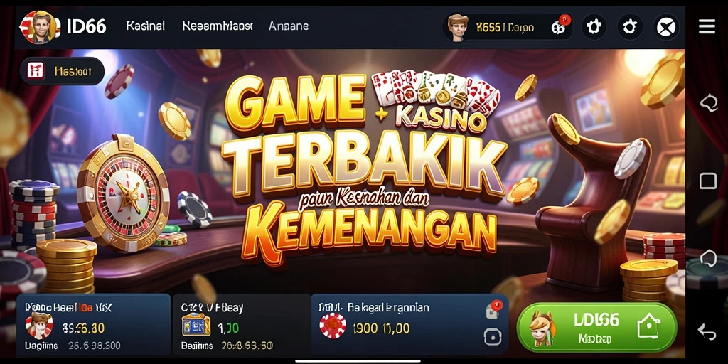 Screenshot menampilkan gameplay Kasino yang menarik dan mendebarkan.