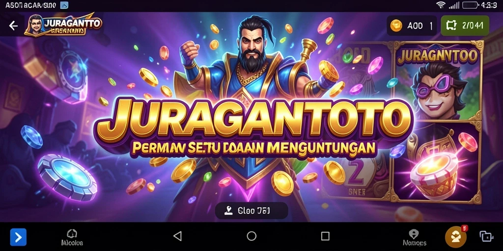 Tampilan gameplay JURAGANTOTO yang menarik dan mengasyikkan.
