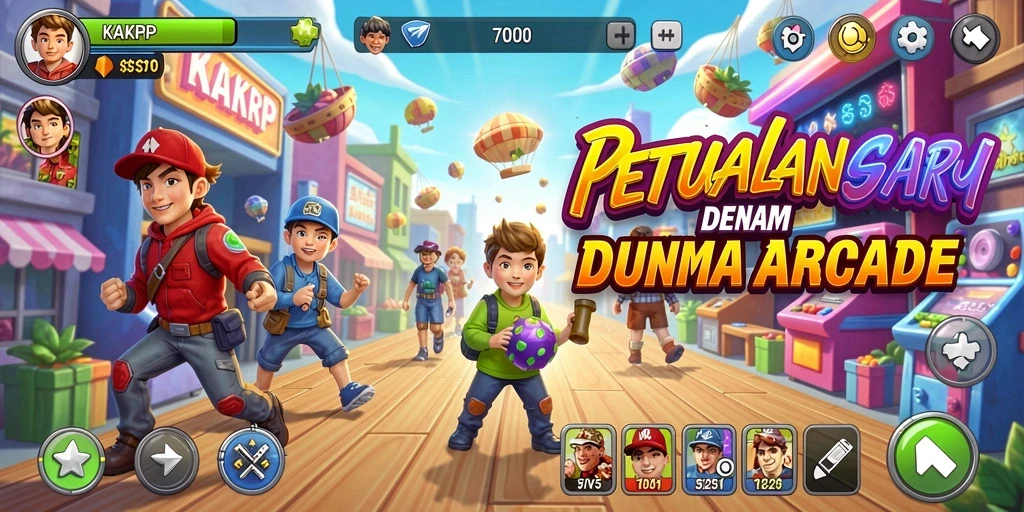 Tampilan gameplay KAKRP yang menarik dan penuh aksi.