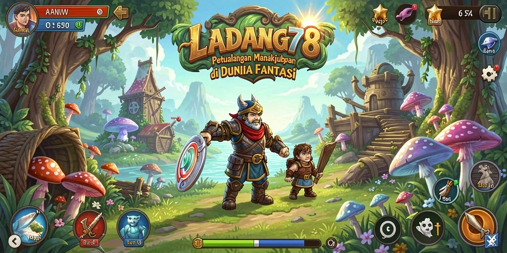 Tampilan gameplay <strong>LADANG78</strong> yang mengesankan dan penuh aksi.