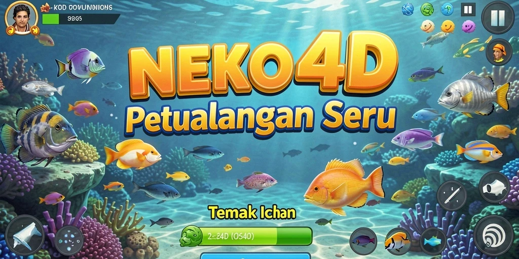 Screenshot gameplay NEKO4D yang penuh aksi Tembak Ikan.