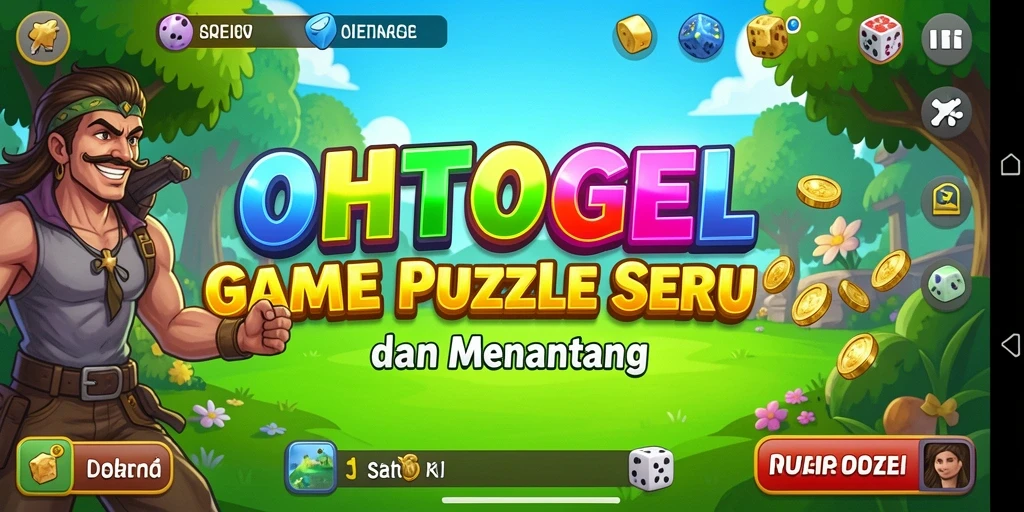 Gameplay seru OHTOGEL dengan tantangan puzzle yang mengasah otak.