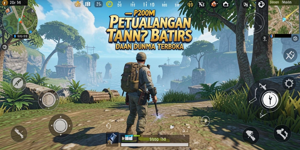 Seru dan menakjubkan, tampilan gameplay Open World P200M.