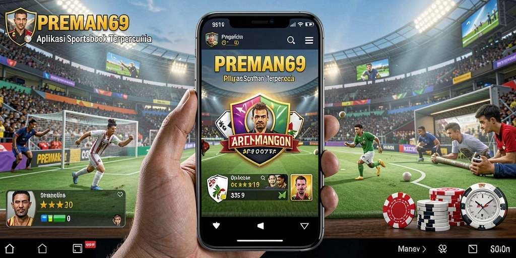 Tampilan menarik dari gameplay taruhan di PREMAN69.