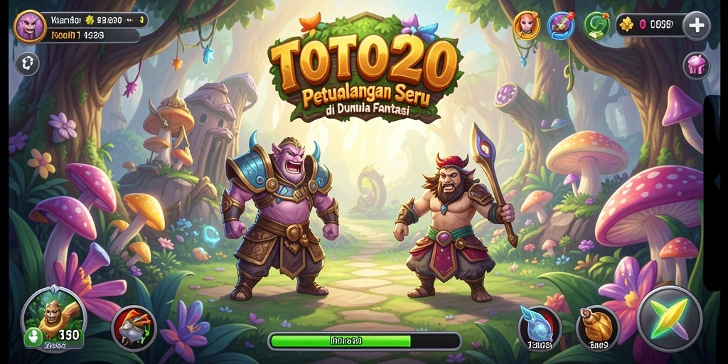 Gameplay seru TOTO20 yang penuh dengan petualangan.