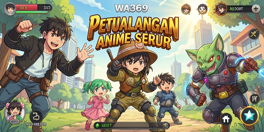 Tampilan menarik dari gameplay WA369 dengan karakter Anime yang menawan.